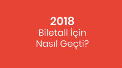 2018 yılı Biletall için nasıl geçti? İnfografik