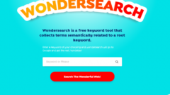 Google Adwords için yeni bir arama aracı: Wonder Search