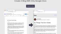 WordPress’e gerek kalmadan Google Drive ile blog oluşturmanızı sağlayan araç
